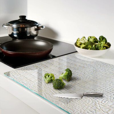 Schneidebrett Krokodilledermuster