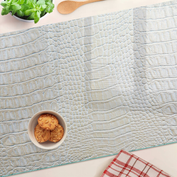 Schneidebrett Krokodilledermuster