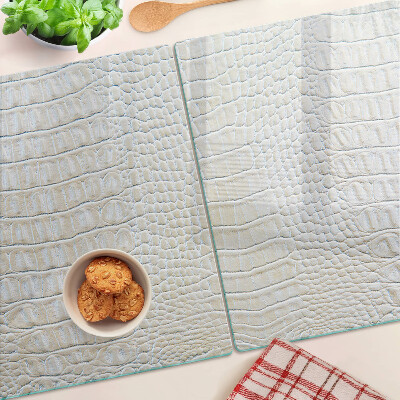 Schneidebrett Krokodilledermuster