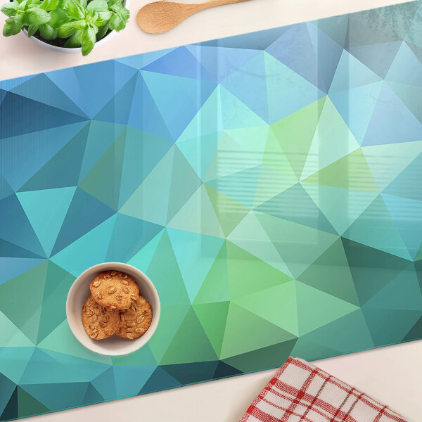 Schneidebrett mit geometrischem abstraktem Muster