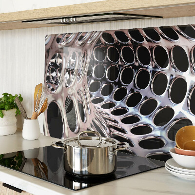 Schneidebrett mit abstrakter Netzstruktur