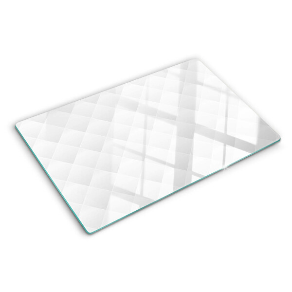 Glas schneidebrett Rautenmuster