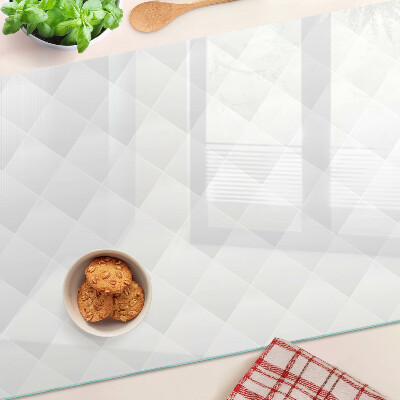 Glas schneidebrett Rautenmuster