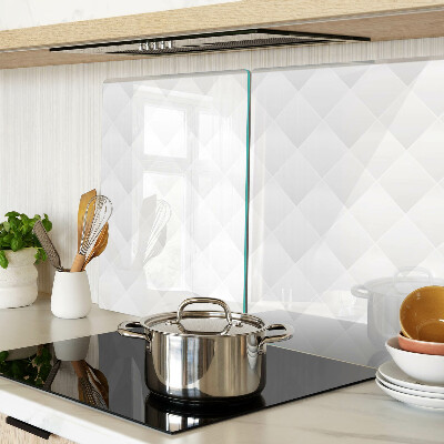 Glas-Schneidebrett mit Rautenmuster