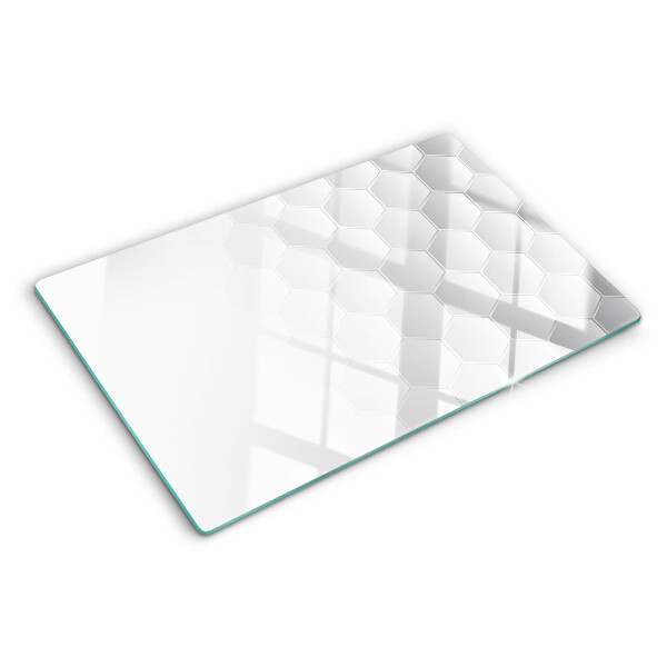 Schneidebrett mit sechseckigem Muster