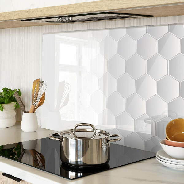 Schneidebrett mit sechseckigem Muster