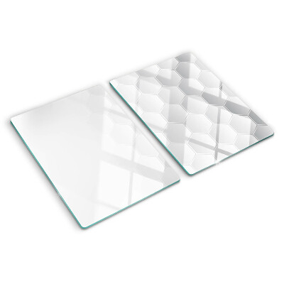 Schneidebrett mit sechseckigem Muster