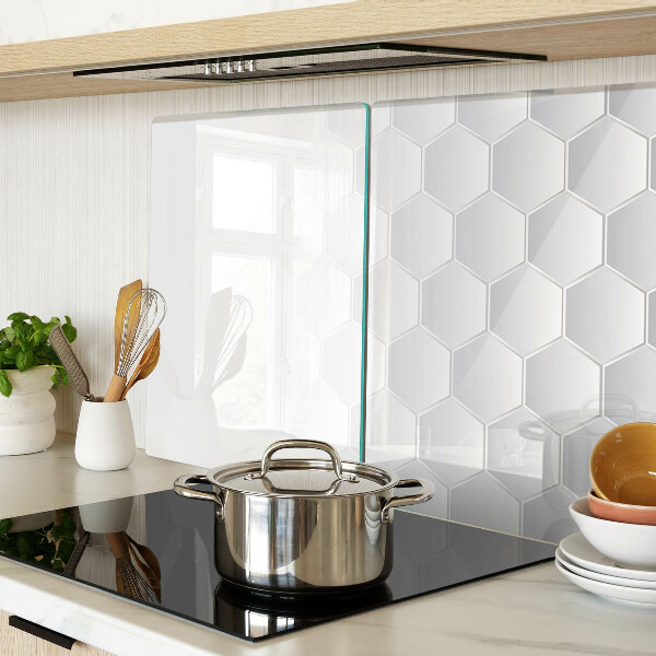 Schneidebrett mit sechseckigem Muster