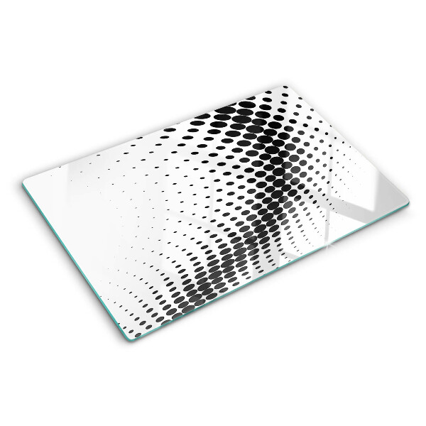 Schneidebrett Polka-Dot-Motiv