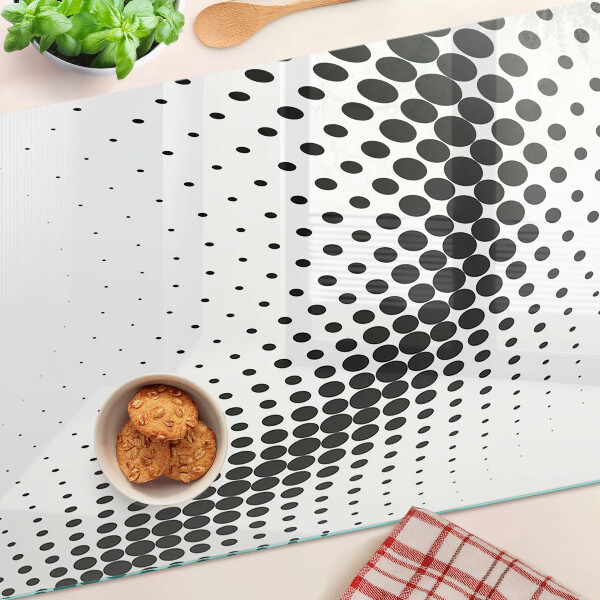 Schneidebrett mit Polka-Dot-Motiv