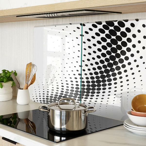 Schneidebrett Polka-Dot-Motiv