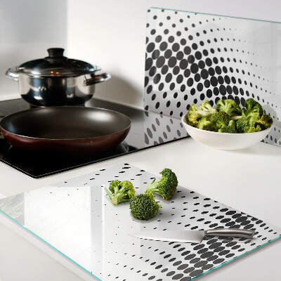 Schneidebrett mit Polka-Dot-Motiv