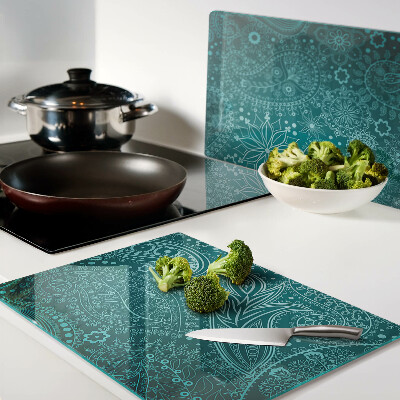 Schneidebrett mit Paisley-Muster