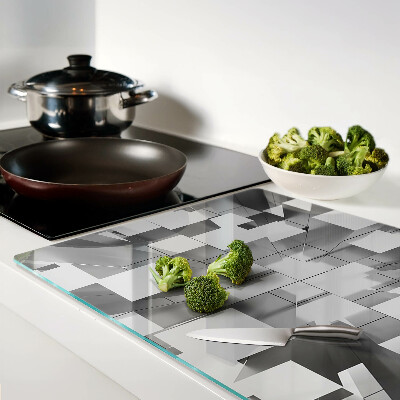 Glas schneidebrett Abstrakte geometrische Formen
