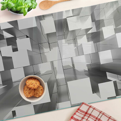Glas schneidebrett Abstrakte geometrische Formen
