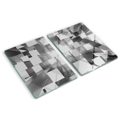 Glas schneidebrett Abstrakte geometrische Formen
