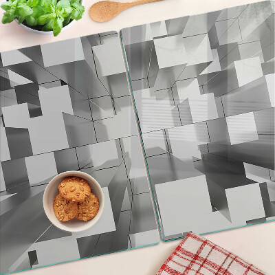 Glas schneidebrett Abstrakte geometrische Formen