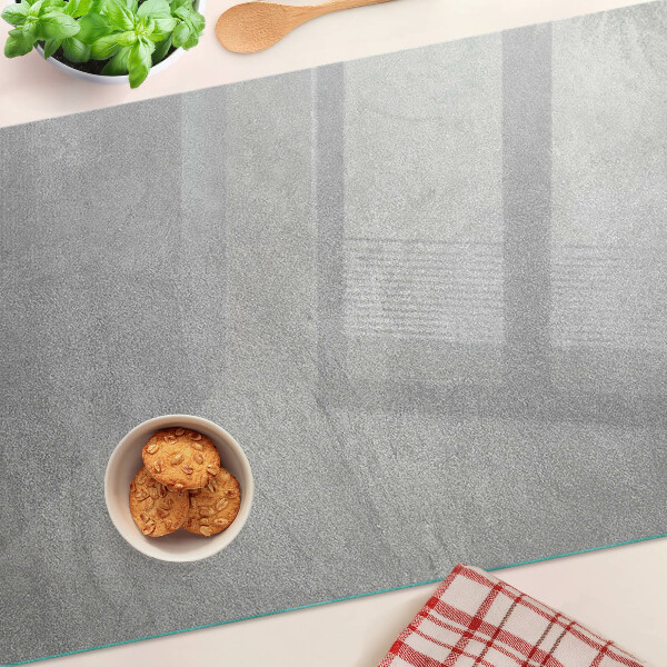 Schneidebrett Glas mit reflektierendem Fensterdesign