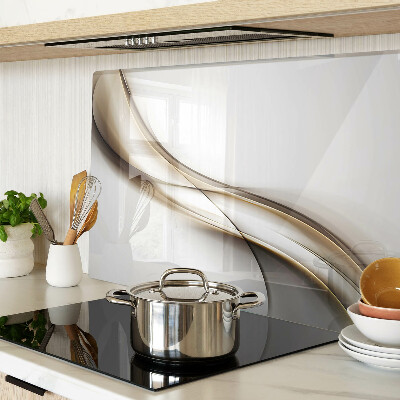 Schneidebrett Wellen in Beigetönen