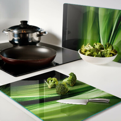 Schneidebrett Grüne abstrakte Wellen