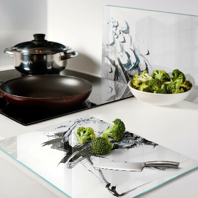 Glas schneidebrett Geflügelter Tanz