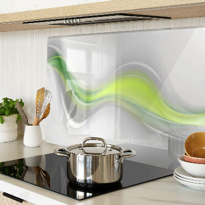 Schneidebrett Wellen in Grüntönen