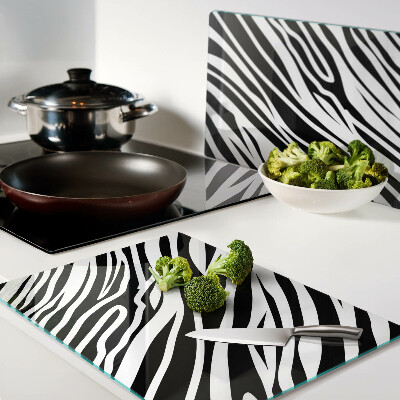 Schneidebrett Zebra-Muster