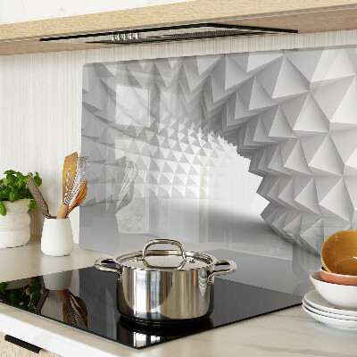 Schneidebrett glas 3D-geometrisches Muster