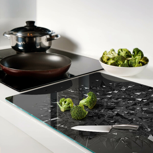 Glas schneidebrett Abstraktes geometrisches Muster