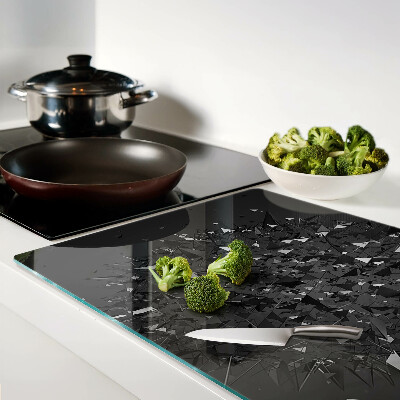 Glas schneidebrett Abstraktes geometrisches Muster