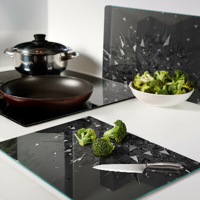 Glas schneidebrett Abstraktes geometrisches Muster