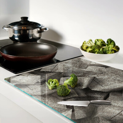 Schneidebrett mit abstraktem geometrischem Muster