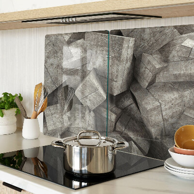 Schneidebrett mit abstraktem geometrischem Muster