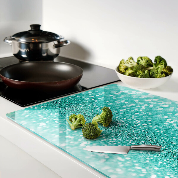 Schneidebrett Funkelnder türkisfarbener Glitzer