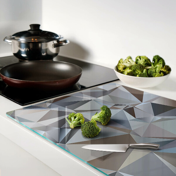 Glas schneidebrett Diamantschliffmuster