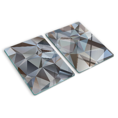 Glas schneidebrett Diamantschliffmuster