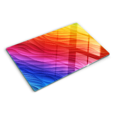 Schneidebrett Farbwellen