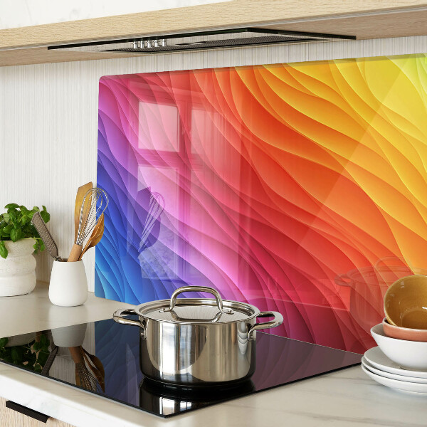 Schneidebrett Farbwellen