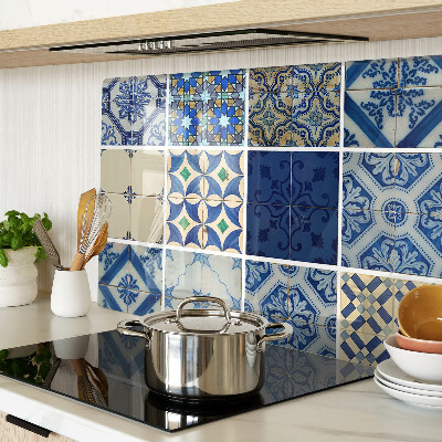 Schneidebrett Glas mit Mosaikfliesenmuster