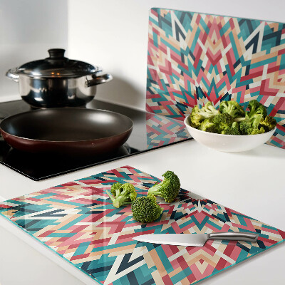 Schneidebrett Mehrfarbiges Mandala