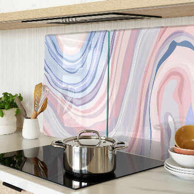 Schneidebrett Marmoriertes Muster in Pastellfarben