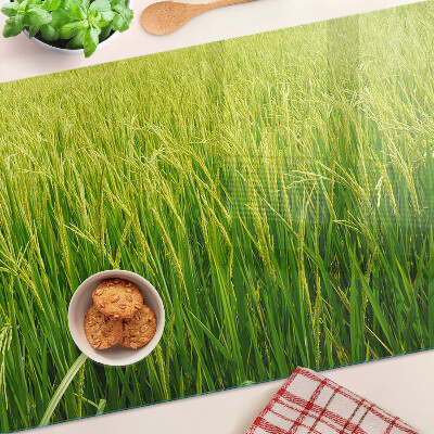 Schneidebrett glas Grüne Graswiese