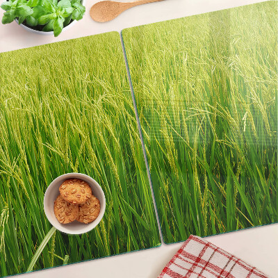 Schneidebrett glas Grüne Graswiese