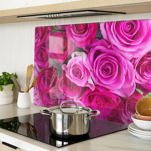 Schneidebrett Rosen in Rosatönen