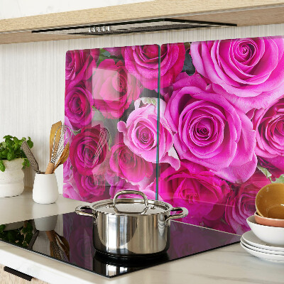 Schneidebrett Rosen in Rosatönen