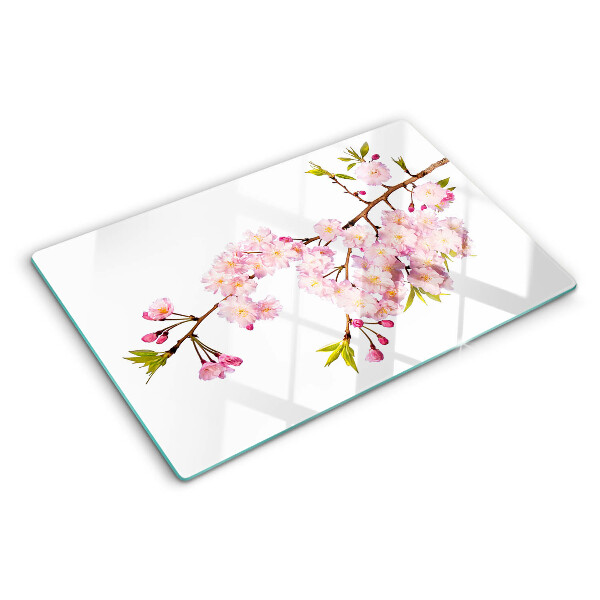 Schneidebrett Frühlingskirschblüte