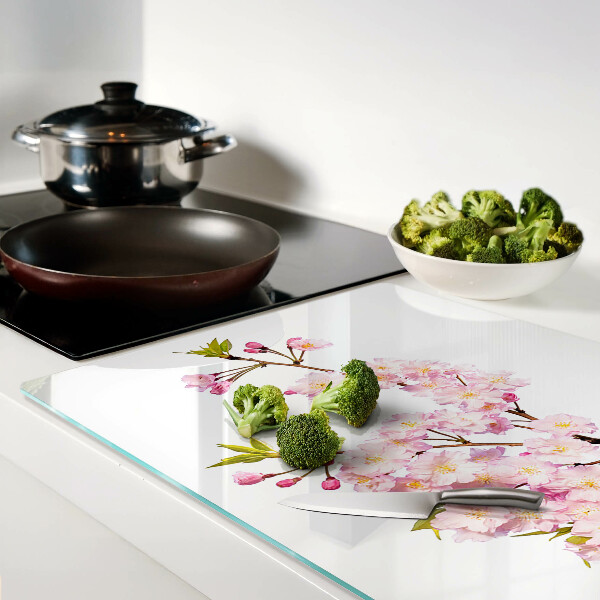 Schneidebrett mit Motiv »Frühlingskirschblüte«