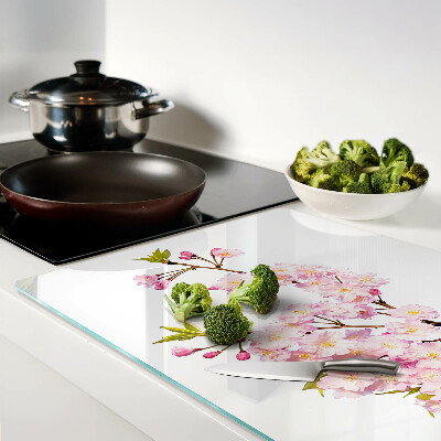 Schneidebrett mit Motiv »Frühlingskirschblüte«