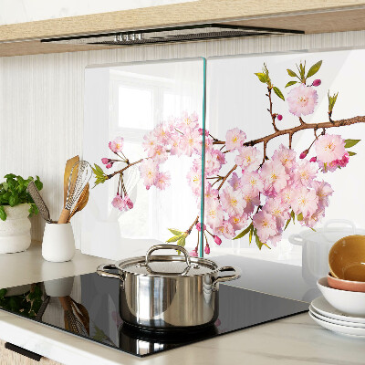 Schneidebrett mit Motiv »Frühlingskirschblüte«