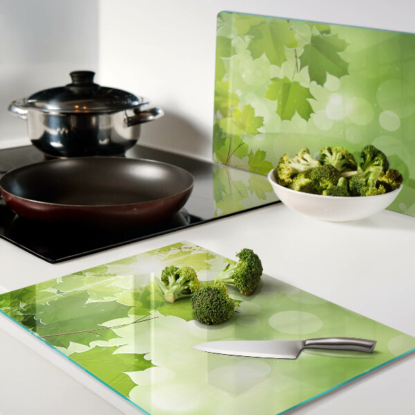 Schneidebrett Glas mit Motiv 